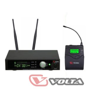 VOLTA US-101H with aluminuim case (600-636MHZ) Микрофонная 100-канальная радиосистема с головным мик